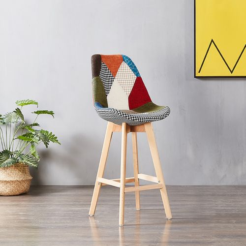 Lot De 2 Tabourets De Bar Patchwork - Gotteborg