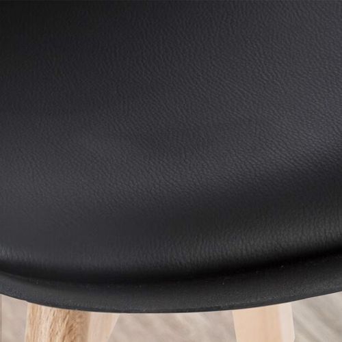 Lot De 6 Chaises Scandinaves Mix Color Rose X3, Blanc, Noir X2 - Bjorn