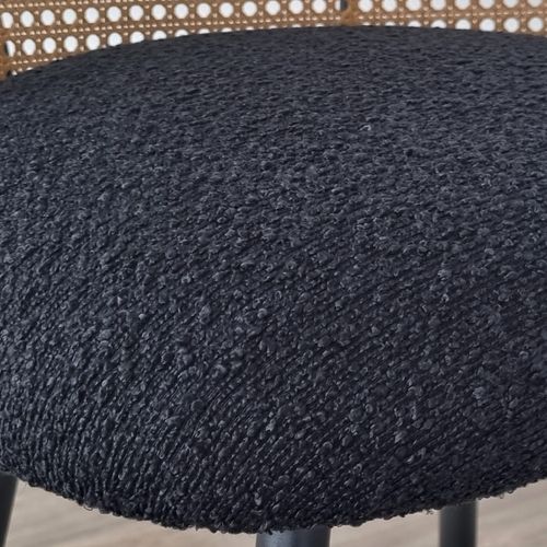 Lot De 4 Tabourets De Bar Noires - Neo