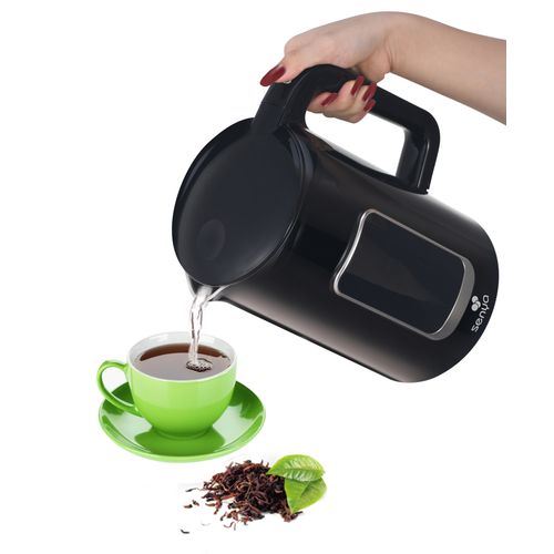 Bouilloire Électrique Programmable Double Paroi Noire Avec 5 Menus Automatiques Sybf-k043n