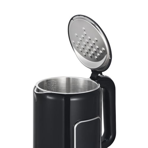 Bouilloire Électrique Programmable Double Paroi Noire Avec 5 Menus Automatiques Sybf-k043n