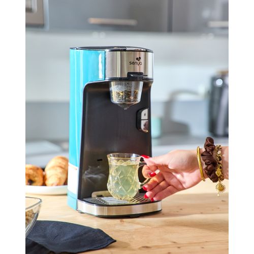 Machine à Thé Verte Tea Time, Théière Électrique Compatible Thé En Vrac Ou En Sachet