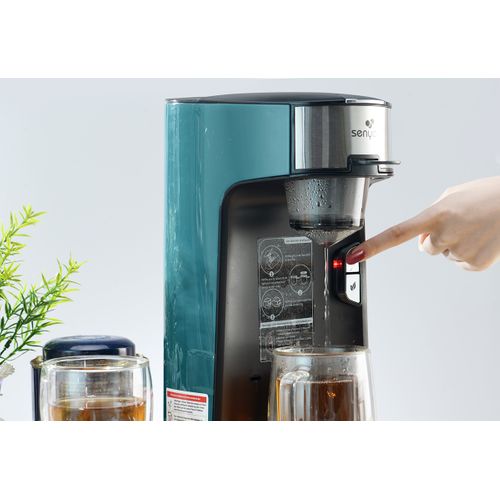 Machine à Thé Verte Tea Time, Théière Électrique Compatible Thé En Vrac Ou En Sachet