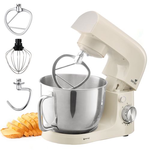Robot Pâtissier Multifonction 1500w Bol 5l Et 10 Vitesses, Taste et Pastry Crème