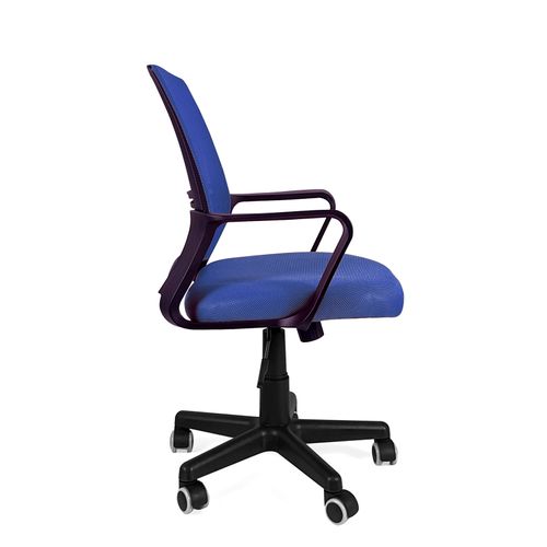 Chaise Bureau Siège Basculant Renfort Lombaire Pivotant Hauteur Réglable Roulettes Lest (bleu)