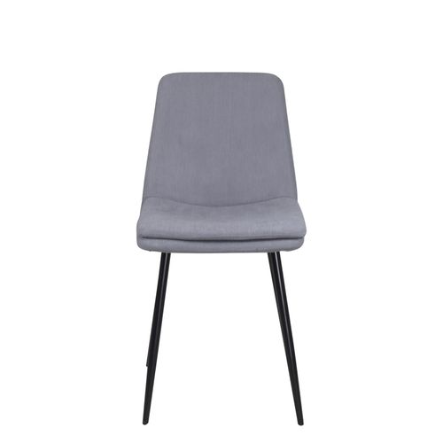 Lot De 4 Chaises Design Yam, Tissu à Rayures (bleu)