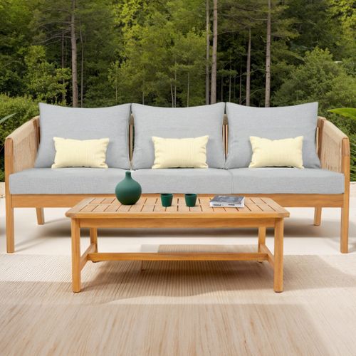 Table Basse De Jardin Rectangulaire En Bois Fsc - Symi