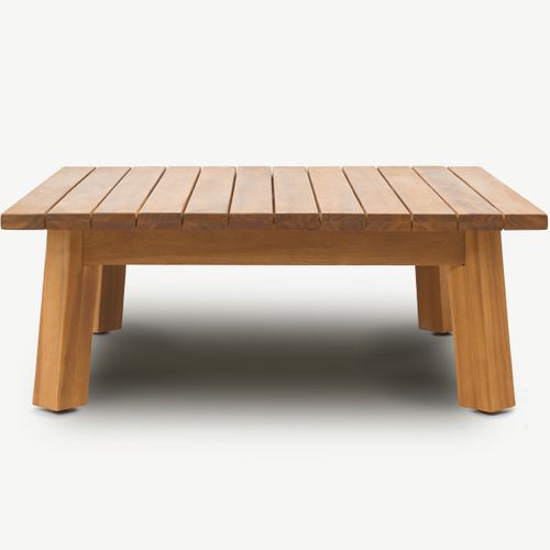 Table Basse De Jardin Carrée En Bois Fsc - Palau