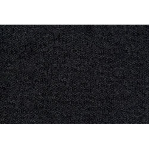 Lit Coffre 160x200cm Avec Tête De Lit Lignes Bouclette Noir - Hauteur Totale : 39cm