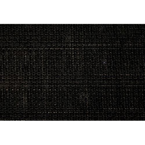 Lit 200x200cm Avec Tête De Lit Capitonnée Tissu Et Double Sommier Tapissier Noir