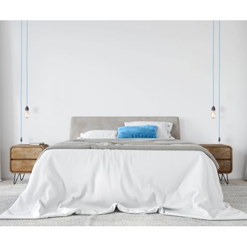 Bala Couleurs Fil Electrique Tissu Luminaire 4,5m (10 Couleurs)