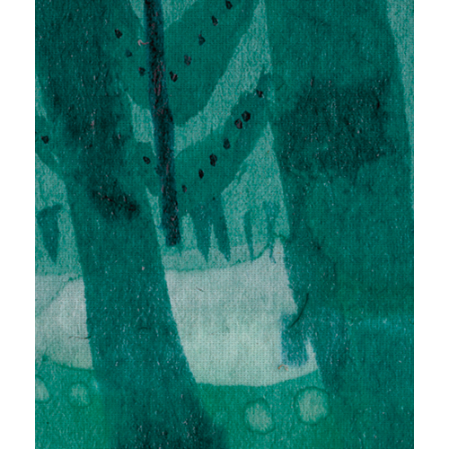 Tête De Lit Déhoussable Forêt 180x110 Cm