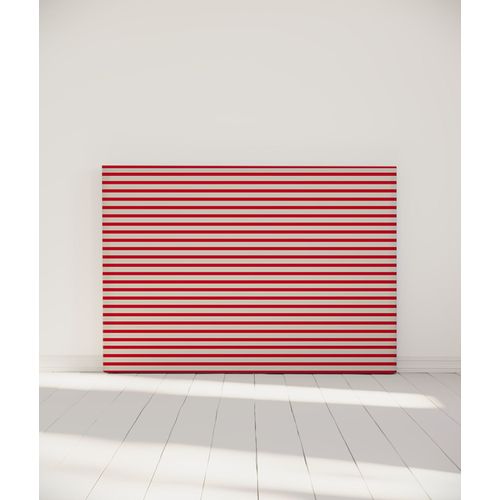 Tête De Lit Déhoussable Marinière 160x110 Cm Coloris Rouge