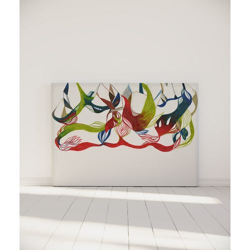 Tête De Lit Déhoussable Ornement Floral 160x110 Cm