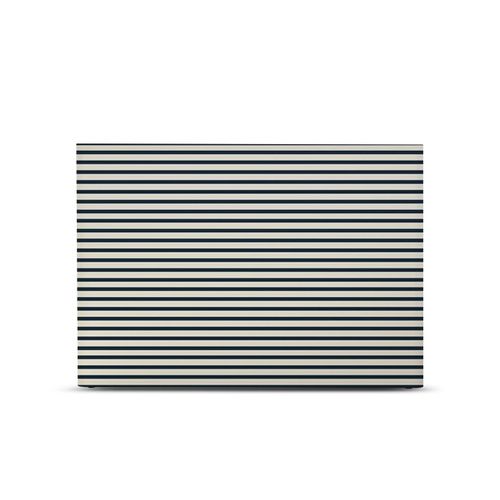 Tête De Lit Déhoussable Marinière 140x110 Cm Coloris Bleu