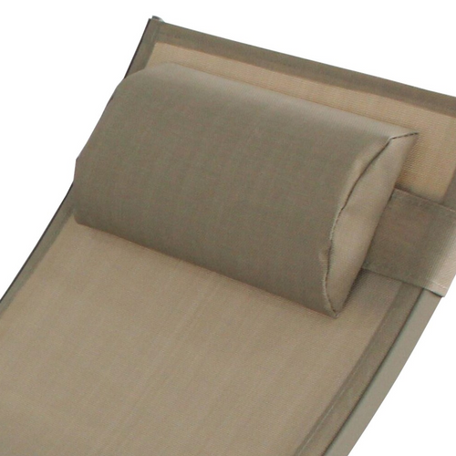 Limea - Transats Ajustables Marrons Avec Coussin