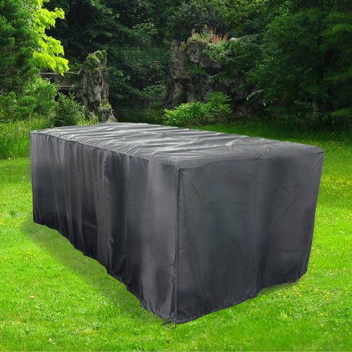 Housse De Protection Salon De Jardin 194x94x68cm - Lusiana 8 Places
