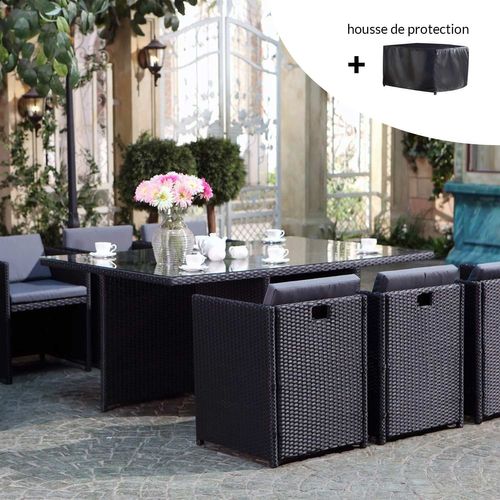 Miami 6 Noir/gris + Housse De Protection