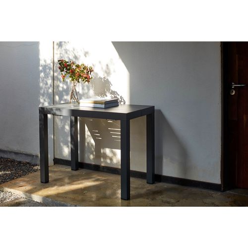 Olhao - Console Extensible Aluminium + 10 Chaises