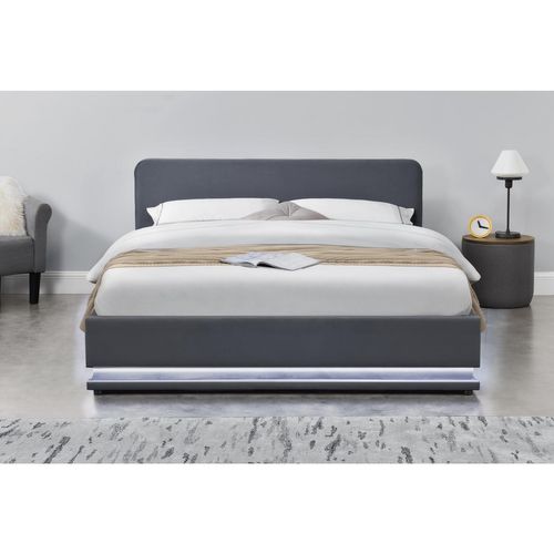 New York Lit 140 LED Velours Gris