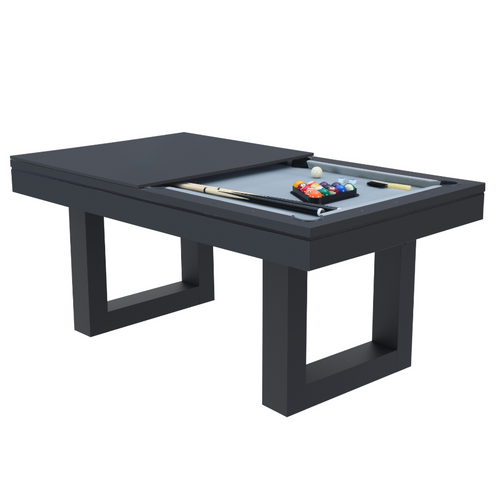 Denver - Table Multi-jeux 3 En 1 Convertible Ping-pong, Billard Et Repas