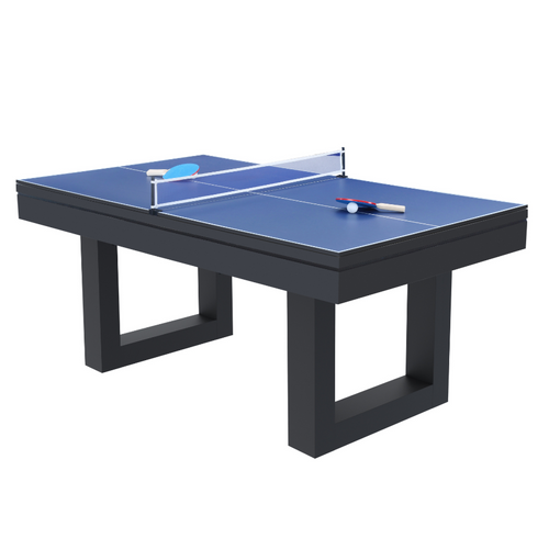 Denver - Table Multi-jeux 3 En 1 Convertible Ping-pong, Billard Et Repas