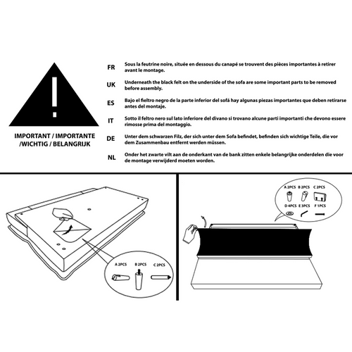 Galway - Canapé D'angle Gauche 4-5 Places Velours Beige