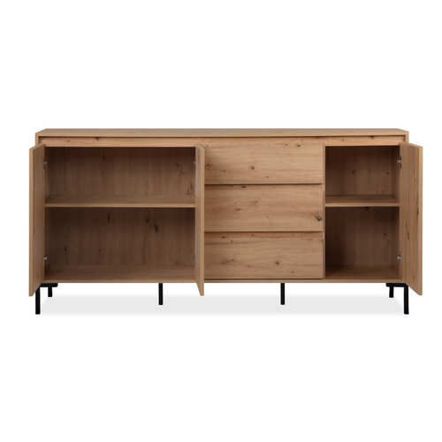 Navi - Buffet En Bois Avec Placards Et Tiroirs 170cm