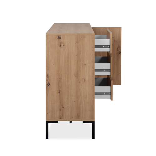 Navi - Buffet En Bois Avec Placards Et Tiroirs 170cm