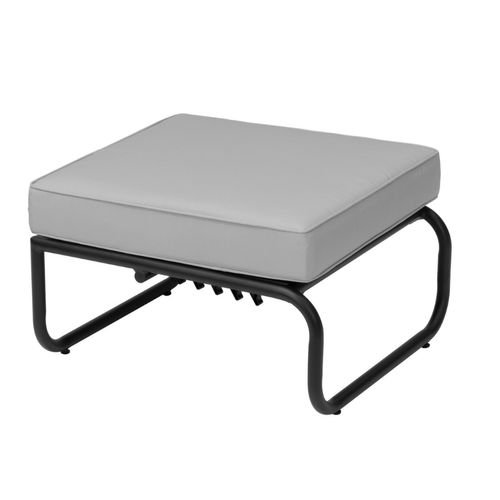 Sorrento - Salon De Jardin Canapé Modulable 2-3 Places Gris En Aluminium