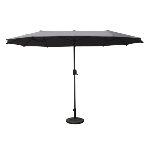 Siena - Parasol Double 2x4m Gris