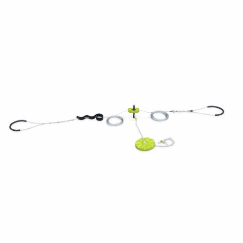 Alize - Tyrolienne Pour Enfants De 30m Avec Balançoire Disque. Poignées Antidérapantes. Système