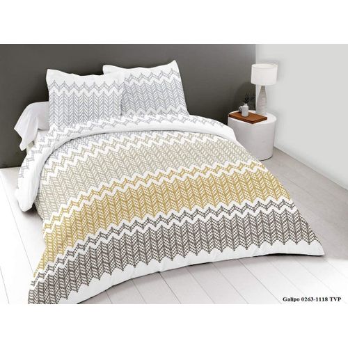 Parure De Lit 3 Pièces 220 X 240 Cm Galipo