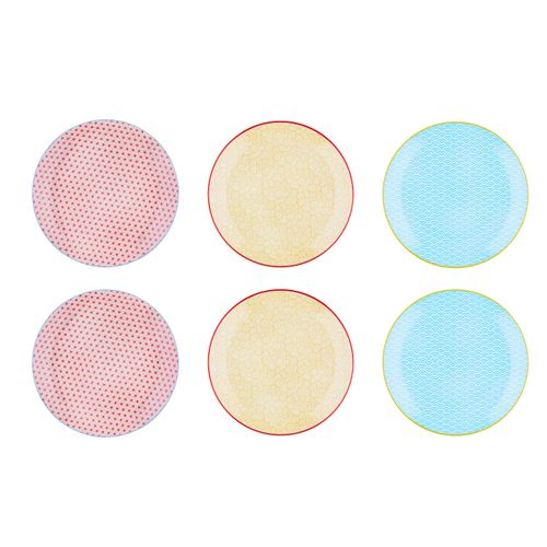 Lot De 18 Set Les Essentiels En Porcelaine Bleu D