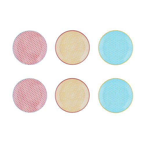 Lot De 18 Set Les Essentiels En Porcelaine Bleu D