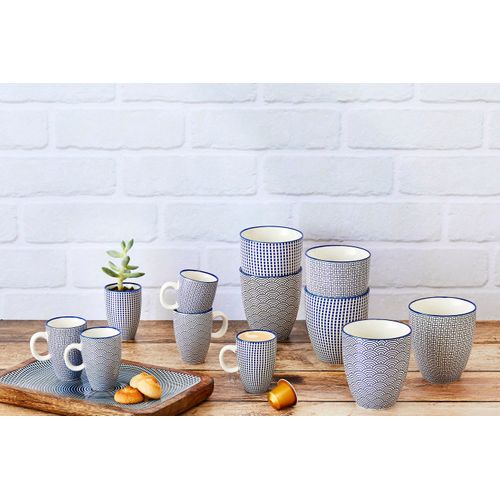 Lot De 42 Set Complet En Porcelaine Bleu D