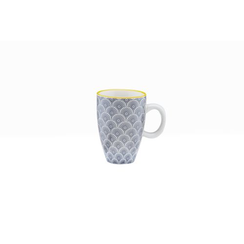 Lot De 6 Tasses En Porcelaine Gris D5
