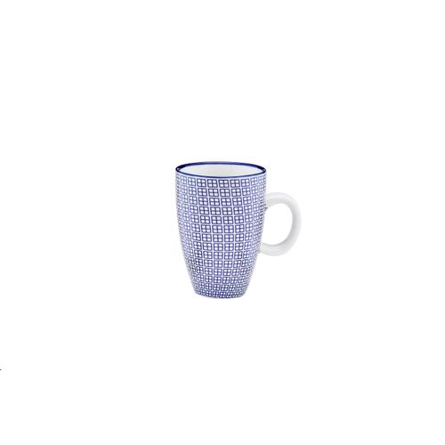 Lot De 6 Tasses En Porcelaine Bleu D5
