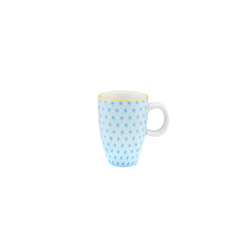Lot De 6 Tasses En Porcelaine Bleu D5