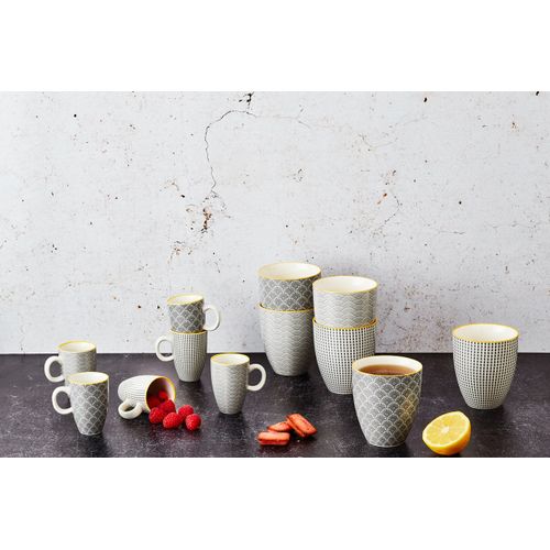 Lot De 42 Set Complet En Porcelaine Gris D