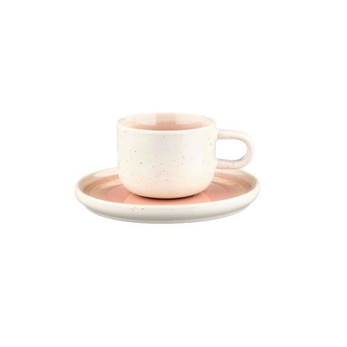 Lot De 6 Tasses En Grès Rose D15