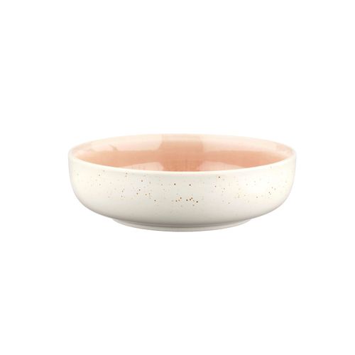 Lot De 6 Bols Moyens En Grès Rose D17.5