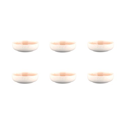 Lot De 6 Petits Bols En Grès Rose D13
