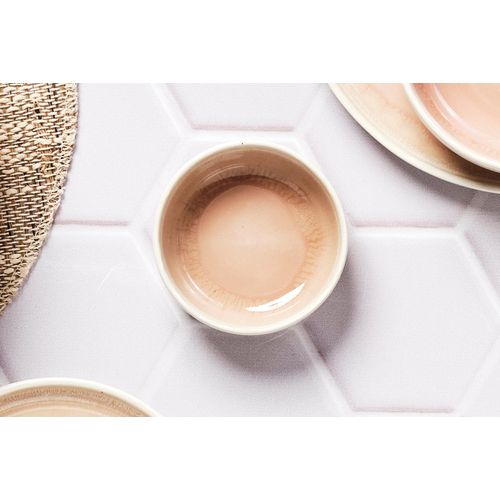 Lot De 6 Petits Bols En Grès Rose D9