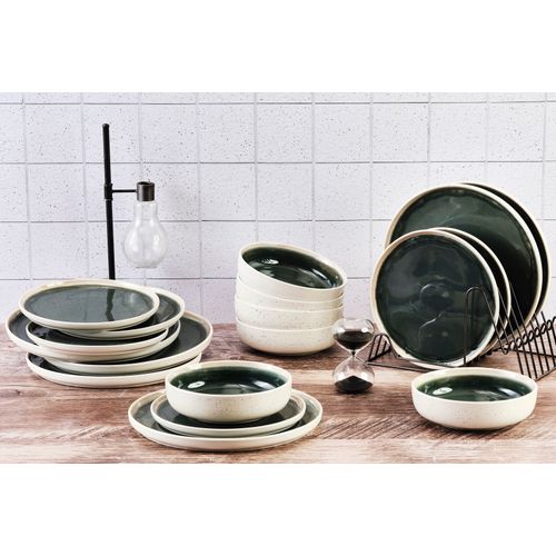 Lot De 18 Set Les Essentiels En Grès Gris D