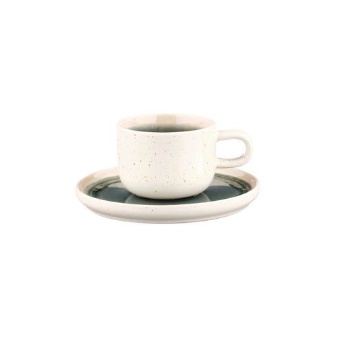 Lot De 6 Tasses En Grès Vert D15