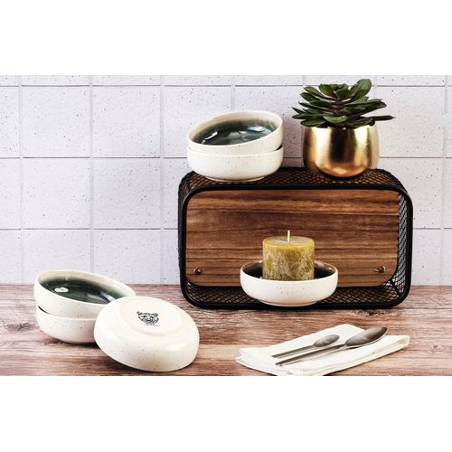 Lot De 6 Petits Bols En Grès Vert D13