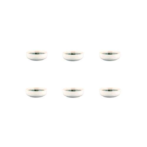 Lot De 6 Petits Bols En Grès Vert D9