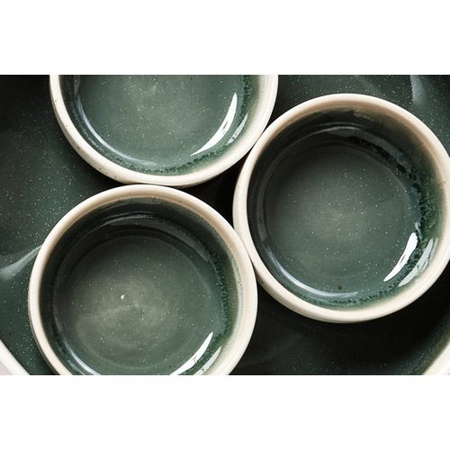 Lot De 6 Petits Bols En Grès Vert D9