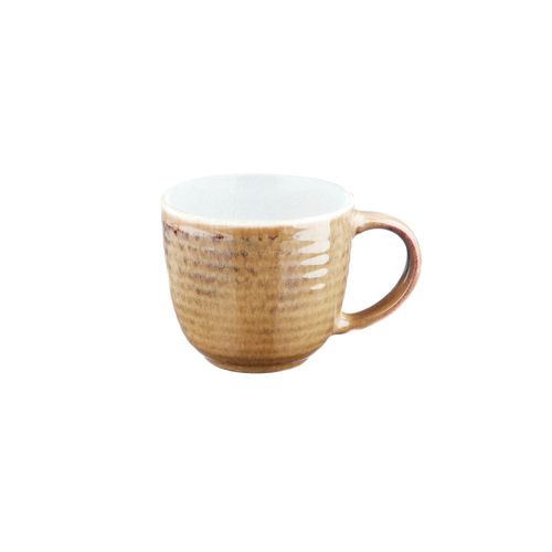Lot De 6 Mugs En Grès Beige 30cl